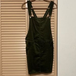 Love Tree Corduroy Overall Dress